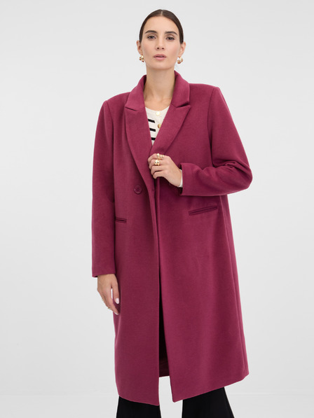 Orsay Dunkelrosa Damen Mantel ORSAY