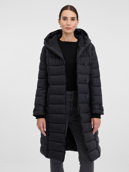 Orsay Schwarzer Damen-Steppmantel ORSAY