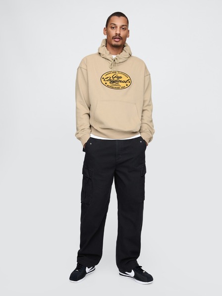 GAP Damen Oversize Sweatshirt mit Logo Americana GAP