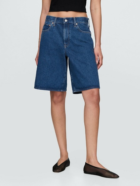 GAP Damen Denim-Shorts Mid Rise Longline GAP