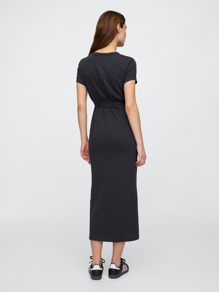 GAP Damen-Midi-Kleid mit Gürtel GAP