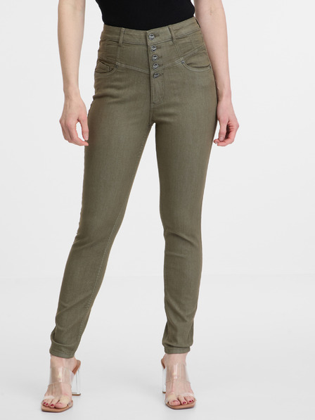 Orsay Khaki Damen Skinny Fit Jeans ORSAY