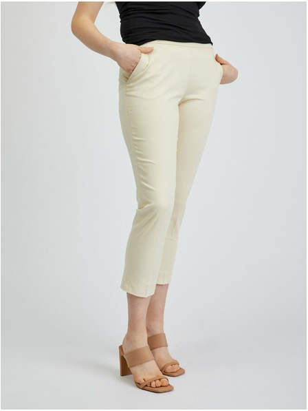 Orsay Beige Damen-Crop-Hose ORSAY