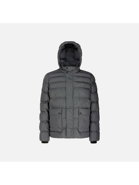 Geox Graue Herren-Daunenjacke Geox Leitan