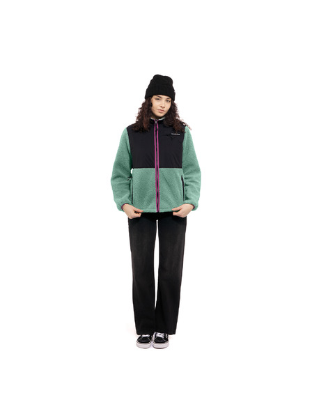 Horsefeathers Damen Fleece Sweatshirt Gema - iceberg green