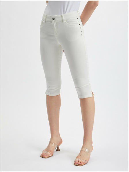 Orsay Weiße Damen-Cropped-Jeans ORSAY