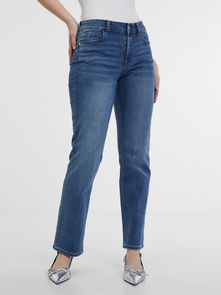 Orsay Blaue Straight Fit Damen Jeans ORSAY