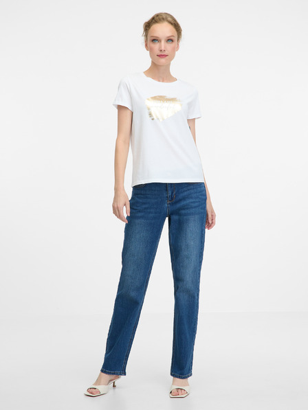 Orsay Weißes Damen-Kurzarmshirt ORSAY