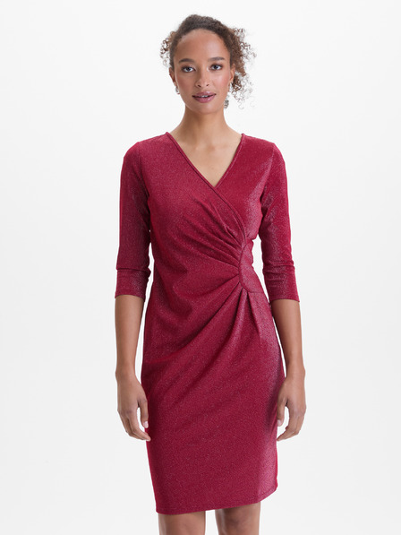 Orsay Weinrote Damenkleid knielang von ORSAY