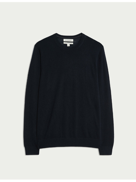 Marks & Spencer Pullover aus reiner, besonders feiner Merinowolle von Marks & Spencer marineblau