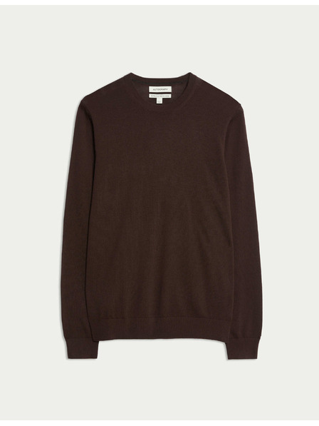 Marks & Spencer Pullover aus reiner, besonders feiner Merinowolle von Marks & Spencer braun