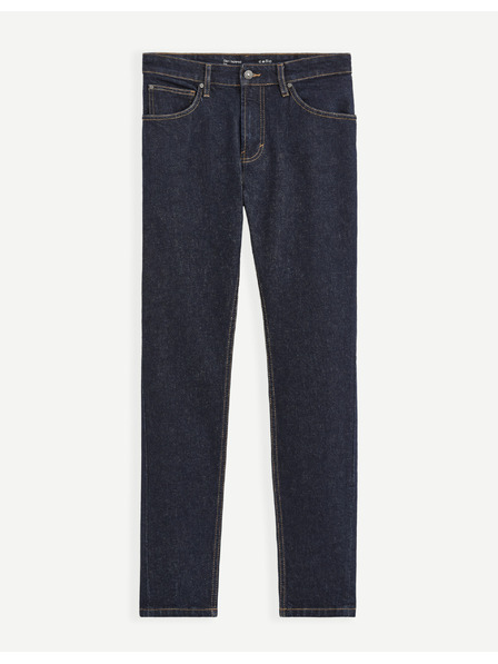 Celio Dunkelblaue Herrenjeans mit schmaler Passform Celio Bonew25t