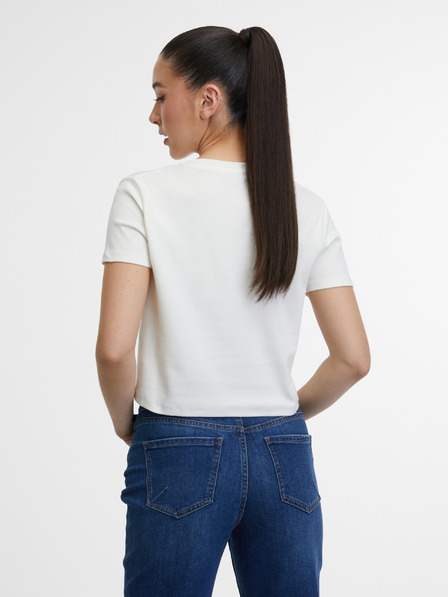 Orsay Cremefarbenes Damen-T-Shirt ORSAY