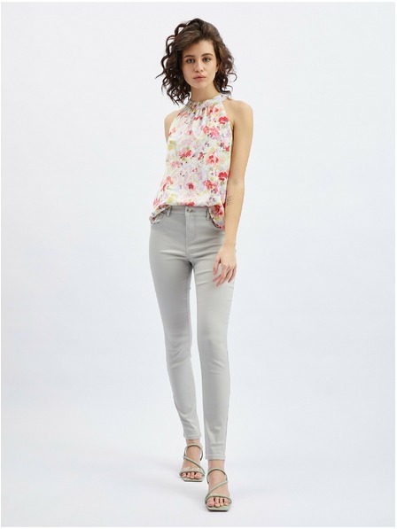 Orsay Hellgraue Damen Skinny Fit Jeans ORSAY