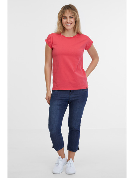 Sam 73 Korallfarbenes Damen Basic T-Shirt SAM 73 Miranda