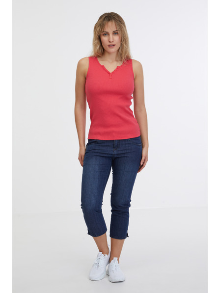 Sam 73 Korallfarbenes Damen-Tank-Top SAM 73 Manuela