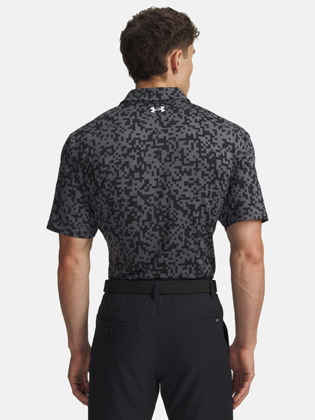 Under Armour Herren-Poloshirt Under Armour UA T2G Printed Polo-SCHWARZ
