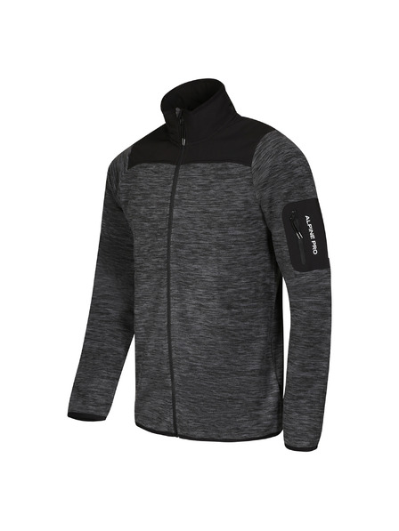 ALPINE PRO Herren Wärmepullover mit Cool-Dry Behandlung ALPINE PRO LONEB black