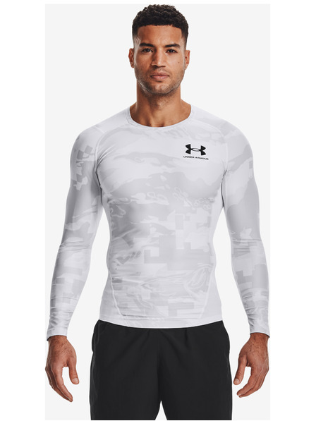 Under Armour Herren-Kompressions-T-Shirt Under Armour HG IsoChill Comp Print LS
