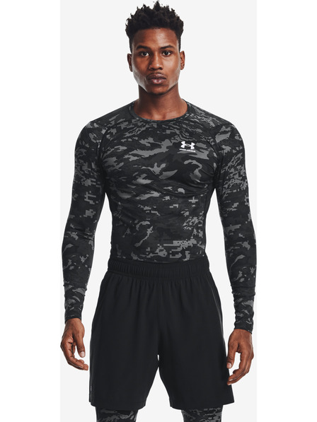 Under Armour Herren-Kompressions-T-Shirt Under Armour HG Armour Camo Comp LS
