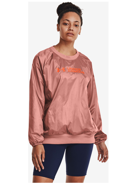 Under Armour Damen Sweatshirt Under Armour Recover Storm Woven Shine Crew