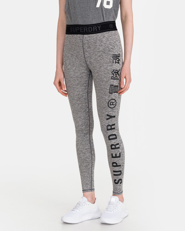 SuperDry Training Legging Grau