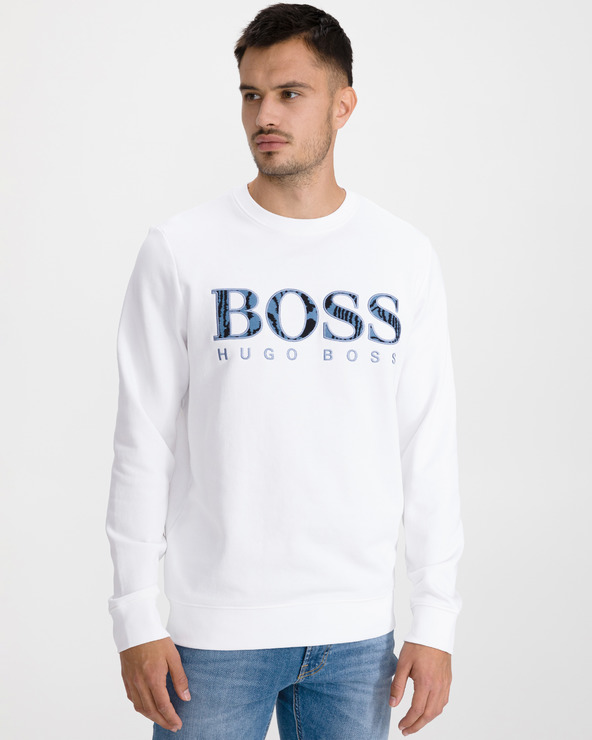 BOSS Sweatshirt Weiß