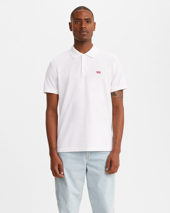 Levi's® Housemark Polo T-Shirt Weiß