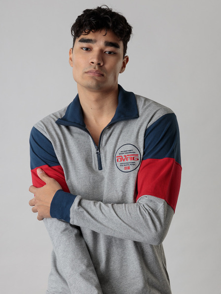 Devergo Graues Herren-Sweatshirt Devergo