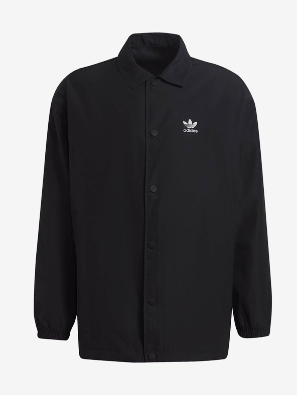 adidas Originals Schwarze adidas Originals Coach Jacket Leichte Herren-Hemdjacke