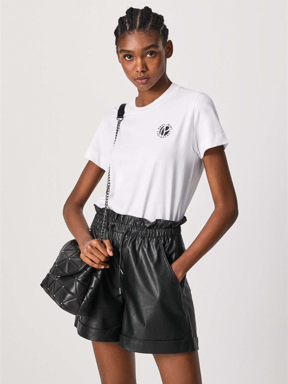 Pepe Jeans Weißes Damen T-Shirt Pepe Jeans Dacey