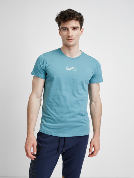 Devergo Blaues Herren-T-Shirt Devergo
