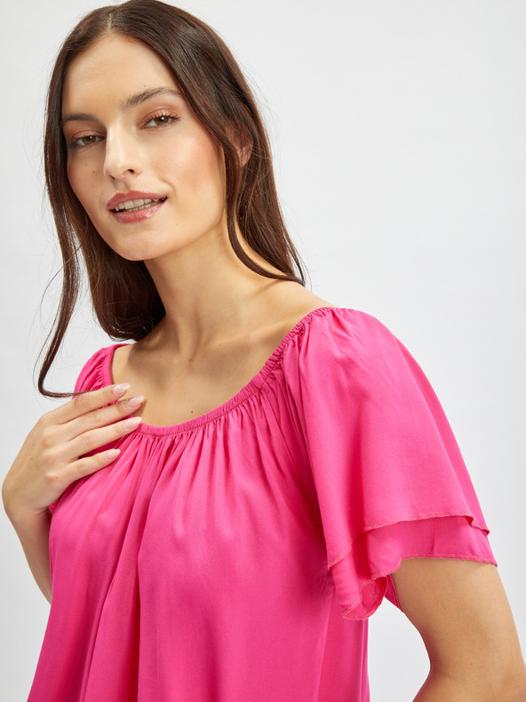 Orsay Dunkelrosa Damenbluse ORSAY