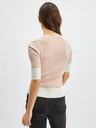 Orsay Weiß-rosa Damenpullover ORSAY
