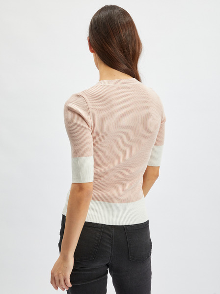 Orsay Weiß-rosa Damenpullover ORSAY