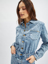 Orsay Hellblaues Damen-Denim-Kleid ORSAY