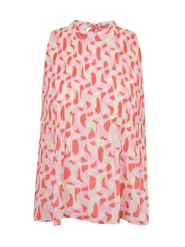 Orsay Rosa gemusterte Damenbluse ORSAY