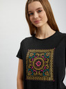 Orsay Schwarzes Damen-T-Shirt ORSAY