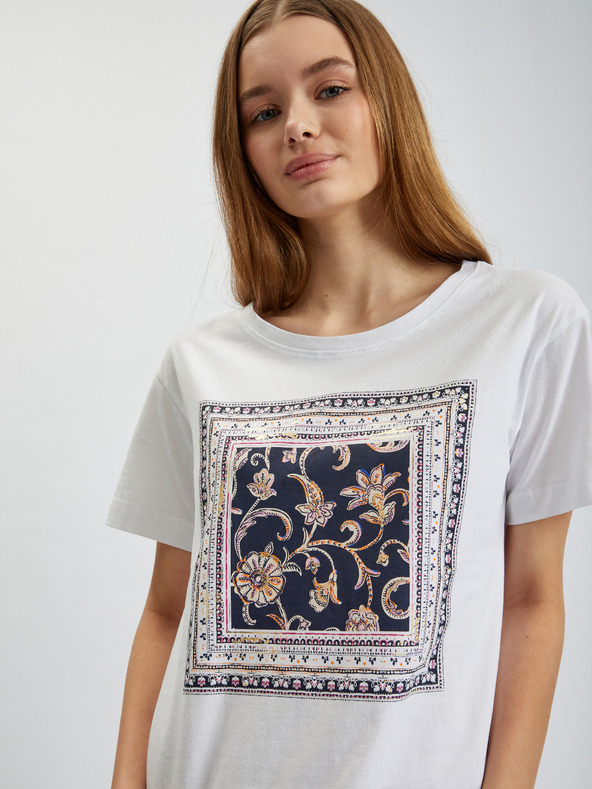 Orsay Weißes Damen T-Shirt ORSAY