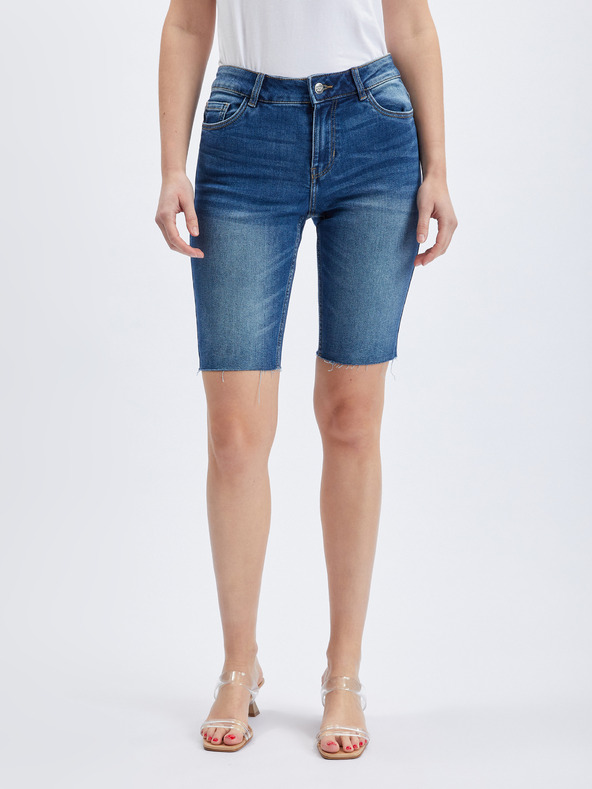 Orsay Dunkelblaue Damen-Denim-Shorts ORSAY