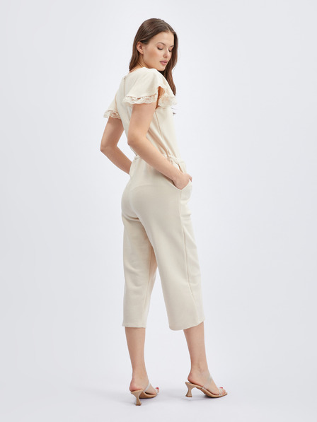 Orsay Cremefarbener Damen-Overall ORSAY