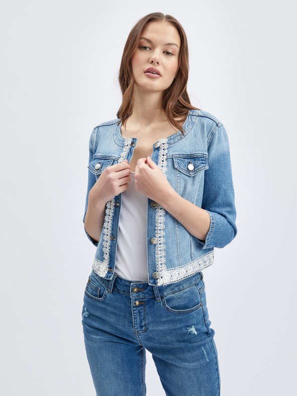 Orsay Hellblaue Jeansjacke für Damen ORSAY