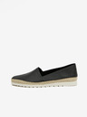Ojju Schwarze Damenslipper aus Leder OJJU