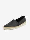 Ojju Schwarze Damenslipper aus Leder OJJU