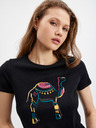 Orsay Schwarzes Damen-T-Shirt ORSAY