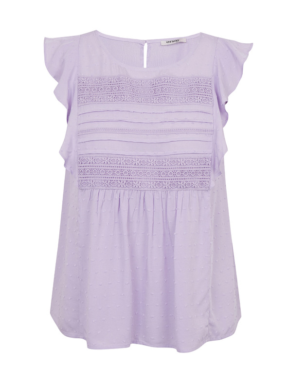Orsay Lila Damenbluse ORSAY