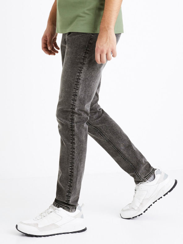 Celio Dunkelgraue Slim Fit Herrenjeans Celio C25 Dosley25
