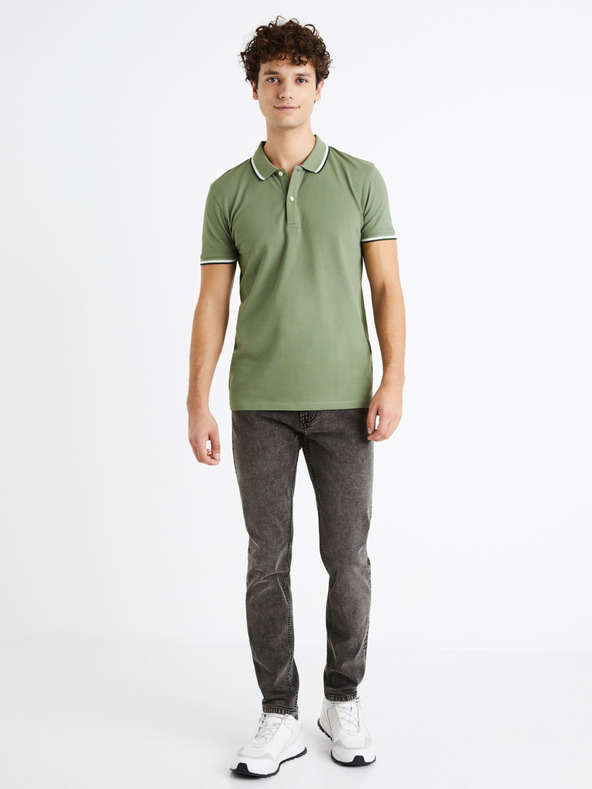 Celio Dunkelgraue Slim Fit Herrenjeans Celio C25 Dosley25