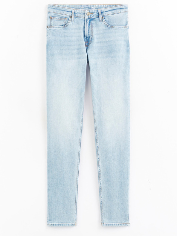 Celio Hellblaue Herrenjeans Slim Fit Celio C25 Dobleach