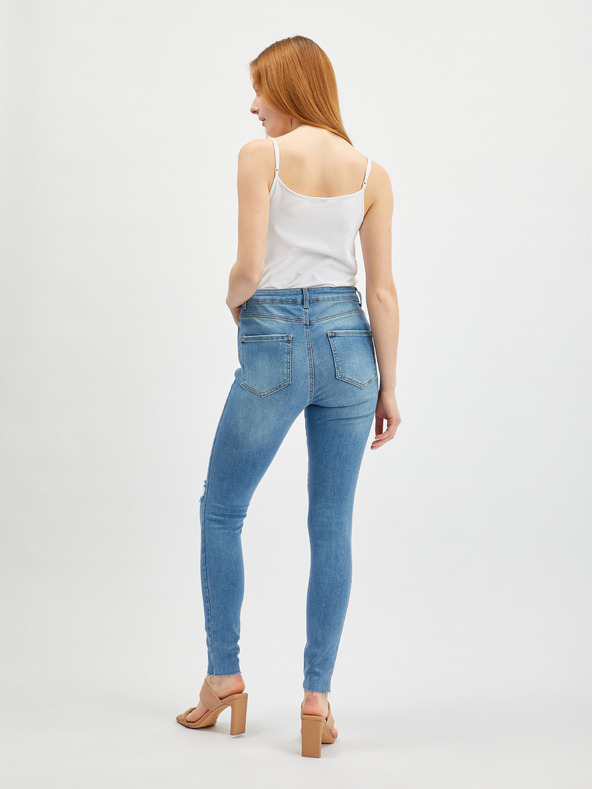 Orsay Hellblaue Skinny-Fit-Jeans für Damen ORSAY